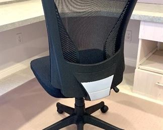 Back of chair.