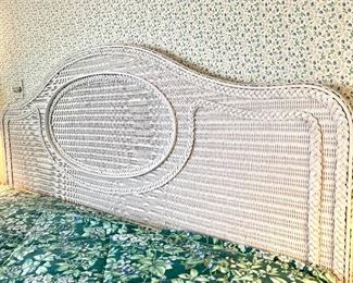 Close up view of the King headboard.