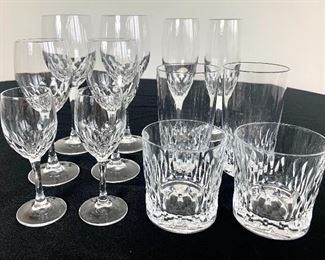 $6/each. Mix and match! Crystal barware and stemware. There are over a hundred pieces! No hallmark visible. All in excellent condition.