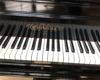 Chickering Baby Grand Piano in EXCELLENT CONDITION.                                                                     
Chickering & Sons was an American piano manufacturer located in Boston, Massachusetts.  
