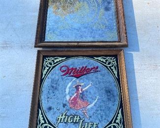 Miller High Life/Lite Beer Mirrors