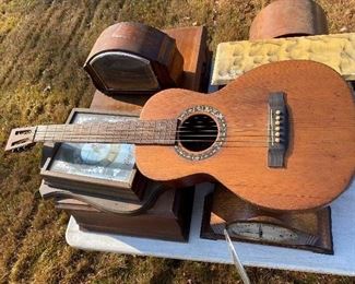 Small Old Guitar