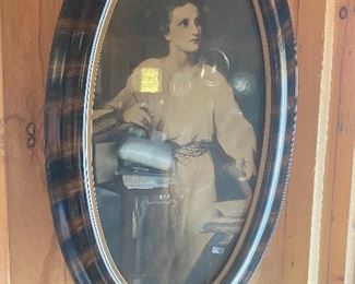 Several Nice Gesso Oval Framed Photos