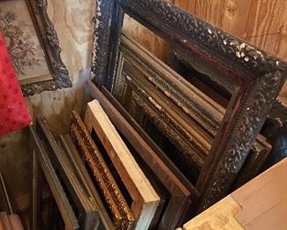 Lots of Old Picture Frames