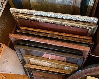 Assorted Old Picture Frames
