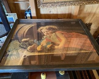 Early Child and Baby Chick Framed Print