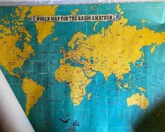 World Map for the Radio Amateur