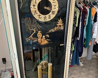 Oriental Themed Standing Clock