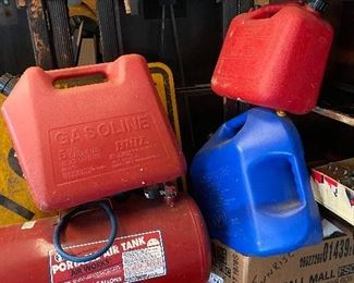 Gas Cans/Portable Air Tank