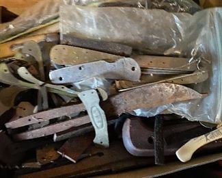 Box of Knife Parts
