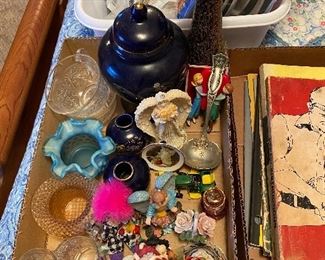 Assorted Glass and Porcelain(Fenton)