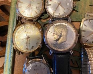 Vintage Mens Wrist Watches(Bulova, Elgin and More)