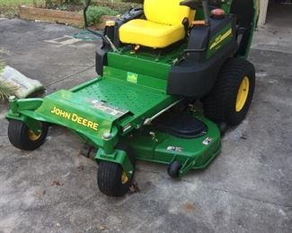 2016 John Deer zero turn diesels 997 Mower. Like new with only 107 use hours   One residential home use.

On site Saturday only.  Not part of estate sale see Ron in garage for details.