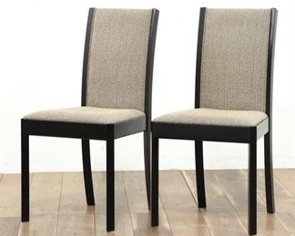 Pair Of Skovby Danish Triangular Legs Dining Chairs