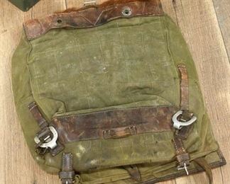 Wwii Pony Backpack, Foxhall Shovel, And Ammo Containers