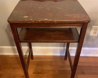 Antique 2 Tier Side Table