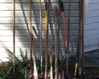 Collection of Yard Tools