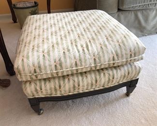 2 upholstered ottomans - 25” x 25” (only one is photographed) - $40 each