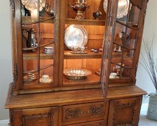 Antique, cabinet, unique size and shape,  smaller than you think 