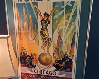 Reproduction,  Chicago Worlds Fair poster 