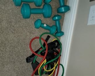 Free Weights, Exercise Bands, 