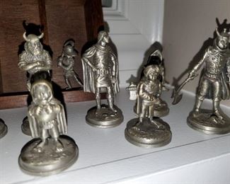 Pewter, Figurines, Lord of the Rings, 1979, by Elan Merch