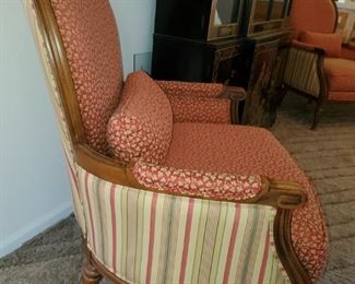 Arm chair,  matching set, 