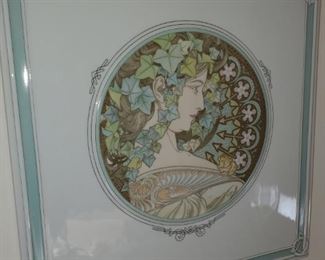 Hutschenreuther, Tiles,  limited Edition, "The Ivy",  and "The Laurel"