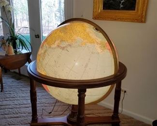 32 inch, Globe, World Globe, lit