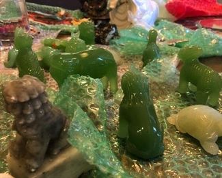jade pieces... $10 - $20 each.