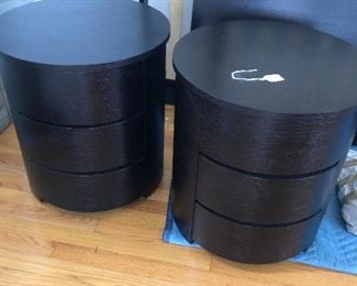 Modern bedside tables...