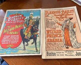 Mint condition early 1900s Barnum Schedule