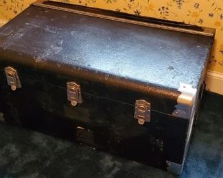 Model A car trunk