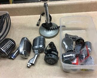 More sound items. Microphones