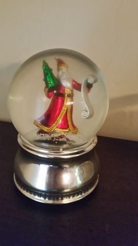 Christmas snow globe