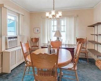 Dining table and 6 chairs