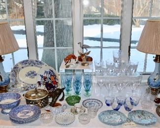 Loads of High end porcelain and glass