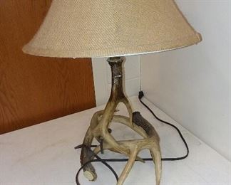 stag horn "antler" base lamp