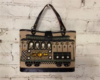 Enid Collins of Texas... choo choo goes the trolly, what a fun purse for any occasion.