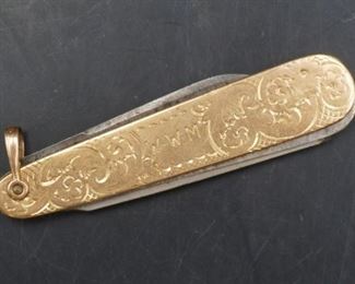 10k gold knife