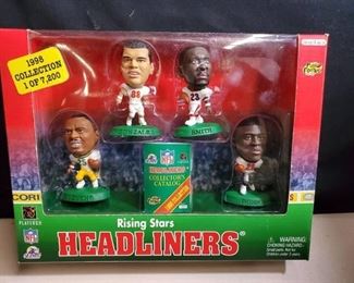 NFL HEADLINERS .4 Pack of Rising Stars . Tony Gonzalez and More