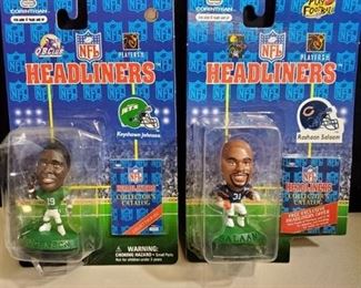 Lot of 2 . NFL HEADLINERS. KEYSHAWN JOHNSON and RASHAAN SALAAM