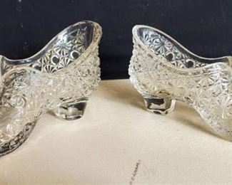 Pair of Crystal Slippers. Daisy and Button Shoes