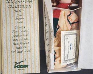 A CONNOISSEUR COLLECTION DOLL.Seymore Mann. 15/5000.