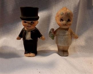 Vintage Groom and Bride Baby Dolls