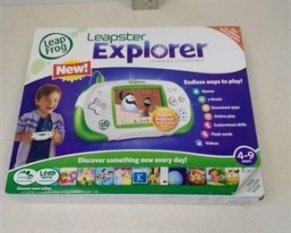 Leapster Explorer by Leap Frog in box, untested, used