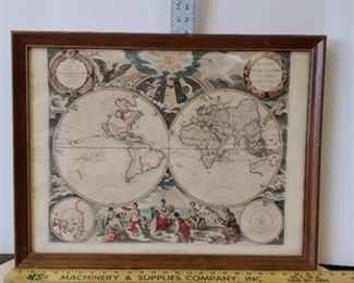 Peter Goos The Known World 1667 reproduction by American Heritage