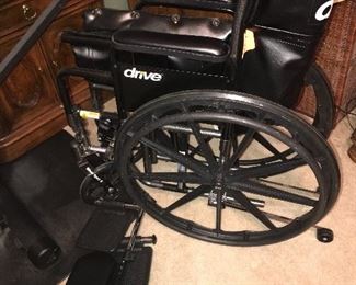 Drive Wheelchair w/Foot Rests