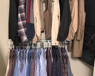 Men's Dress Shirts/Jackets/Coats