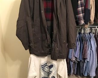 GA Tech Sweatshirt/ Men's Coat